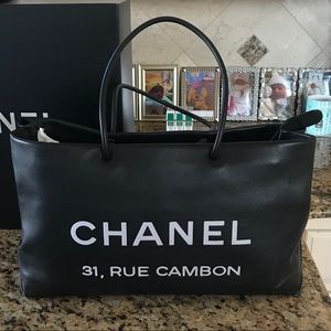 Chanel tote handbag